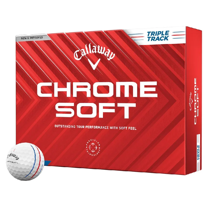 Callaway Chrome Soft Triple Track Golf Balls Personalized 2024