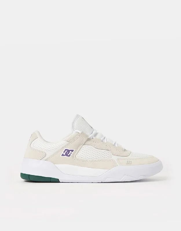 DC x Ish Metric S Skate Shoes - White/Purple