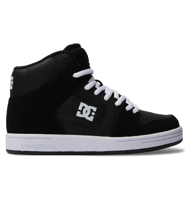 DC Youth Manteca 4 Hi Shoes Black/Black/White