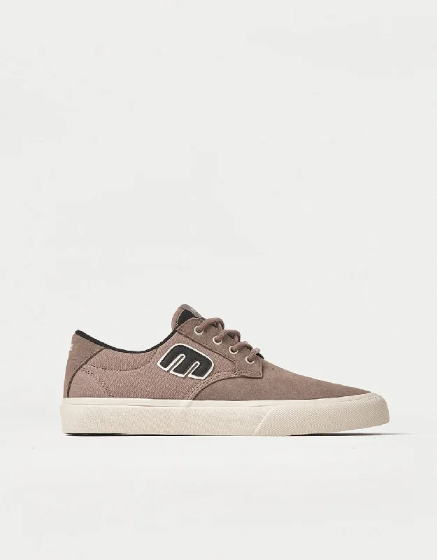 Etnies Barge Plus Skate Shoes - Warm Grey/Black