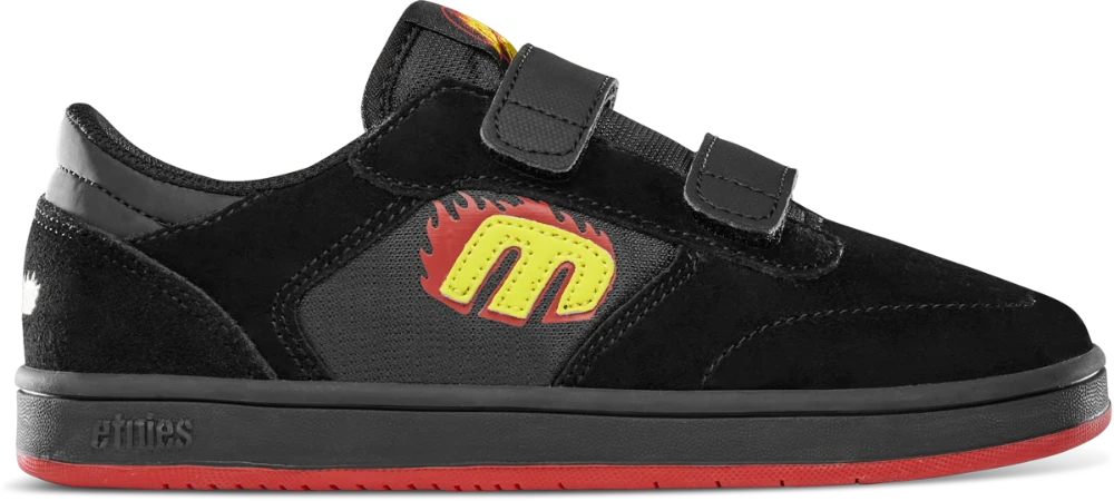 ETNIES Youth Windro X Santa Cruz Shoe Black/Red/Black