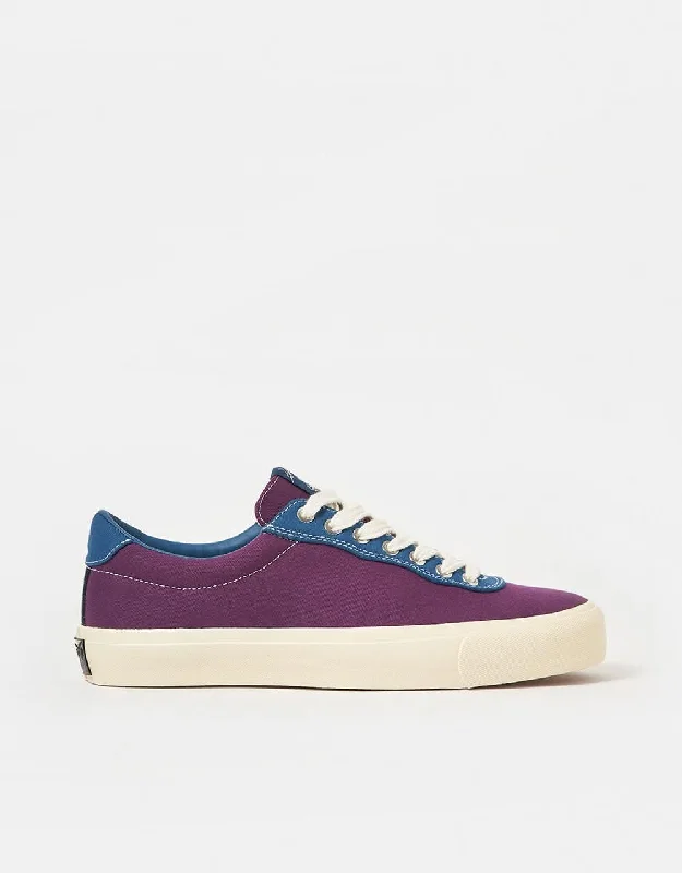 Last Resort AB x Julian Smith VM001 Lo Canvas Skate Shoes - Plum/Dirty Blue