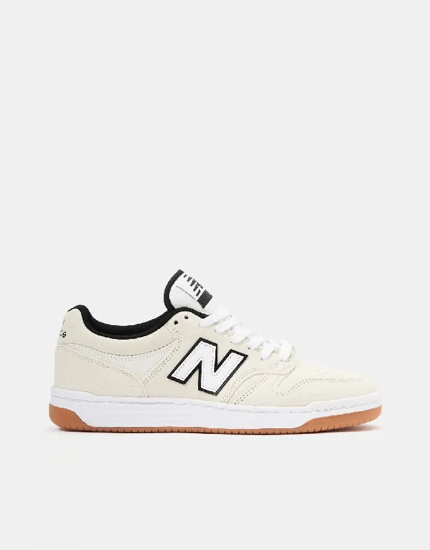 New Balance Numeric 480 Skate Shoes - Cream/White