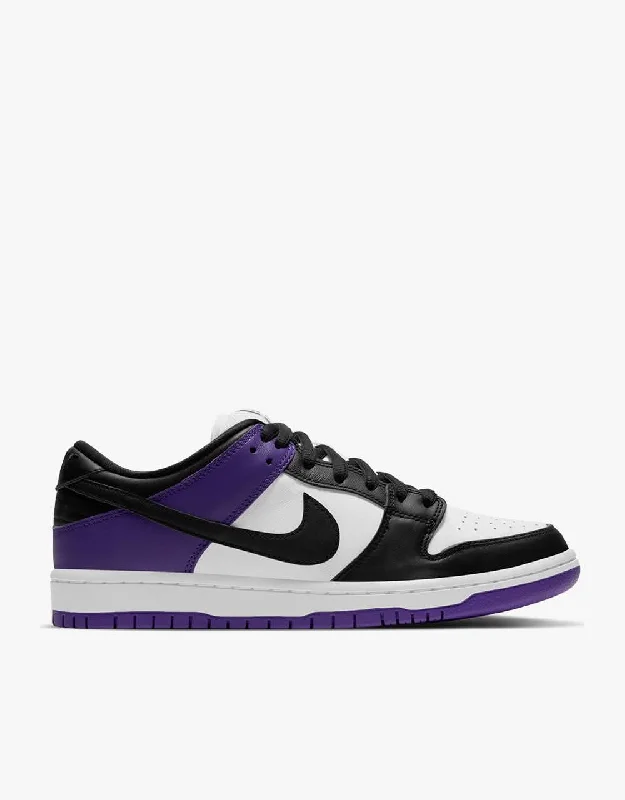 Nike SB Dunk Low Pro Skate Shoes - Court Purple/Black-White-Court Purple