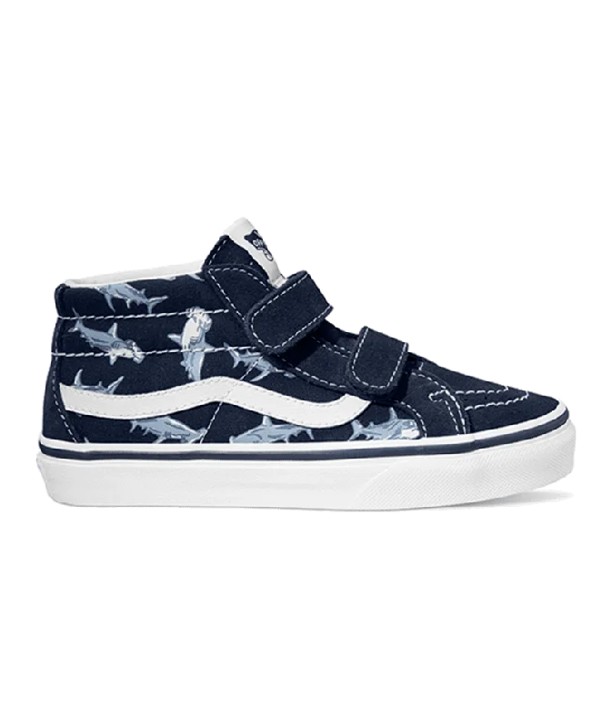 VANS Youth Sk8-Mid Reissue Shoes Into The Blue/Multi