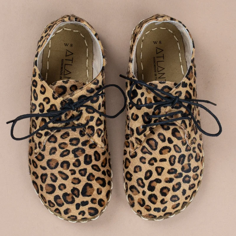 Women's Leopard Oxfords