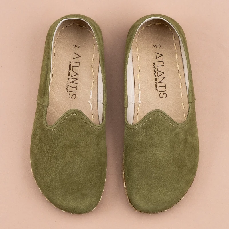 Women's Olive Barefoots